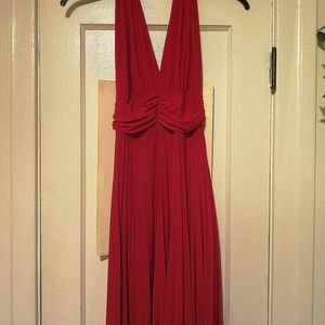 Robe rouge cocktail